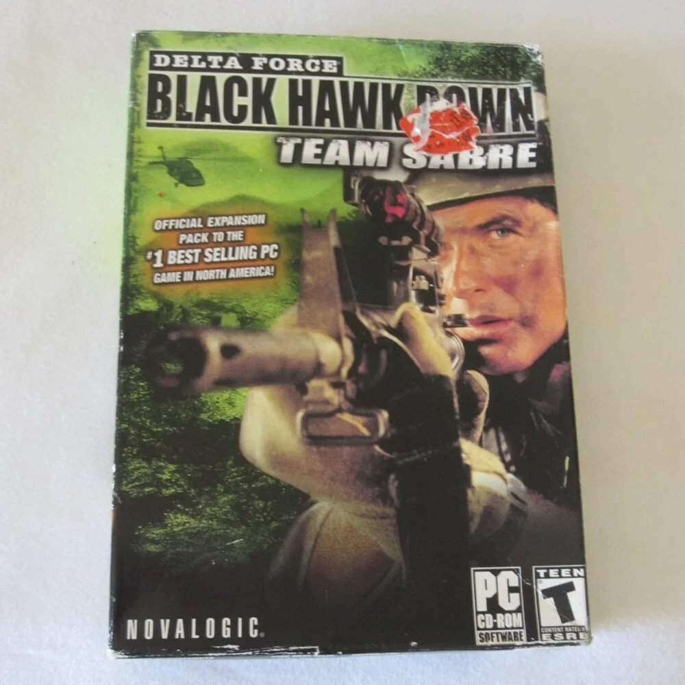 New/Sealed 2004 PC/CD-Rom Video Game: Delta Force- Black Hawk Down- Team Sabre
